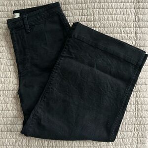 Madewell Emmett Wide Leg Crown Black Jeans